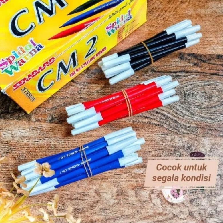 

Berkualitas Spidol Kecil Standart Cocok Untuk Sgala Bidang Satu Iket Isi12Pcs Premium