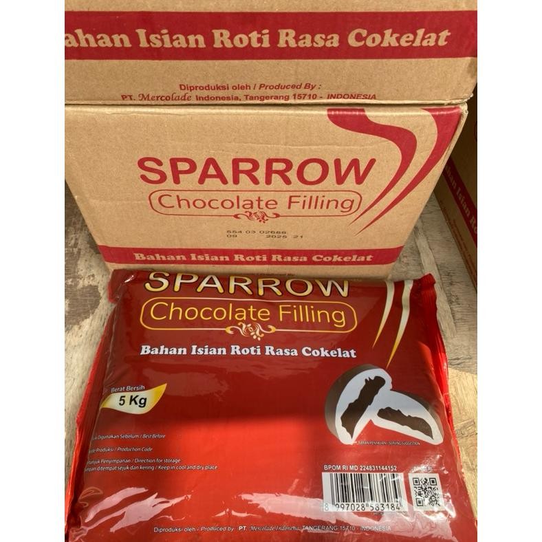 

SELAI COKLAT SPARROW FILLING 5kg | SLAI COKLAT | COKLAT ISIAN ROTI