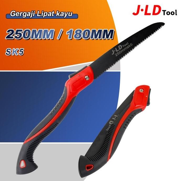 Jld Gergaji Lipat Kayu 10Inch Portable Wood Hand Saw Gergaji Potong Kayu Dengan 3 Permukaan Pemotong