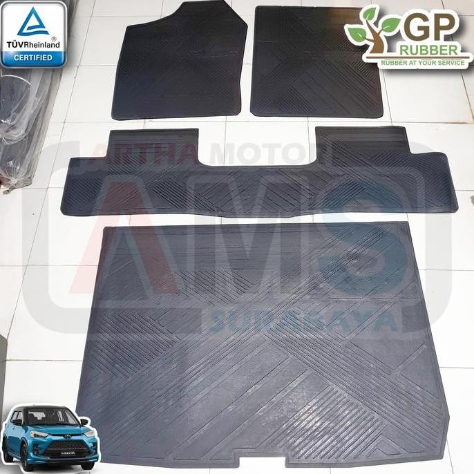 Karpet Karet Lantai Mobil Toyota Raize Raise Fullset
