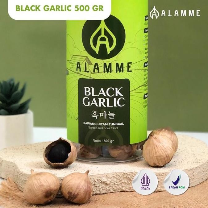 

Bawang Hitam Tunggal Black Garlic Alamme 500Gr