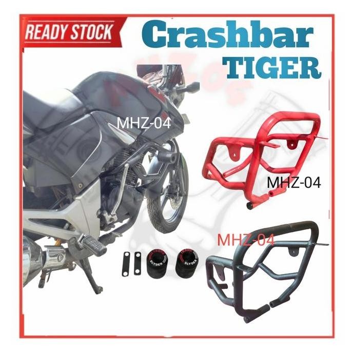 CRASHBAR HONDA TIGER REVO TIGER LAMA JALU SLIDER AGNA ENGINE GUARD ORIGINAL DAN TERPERCAYA