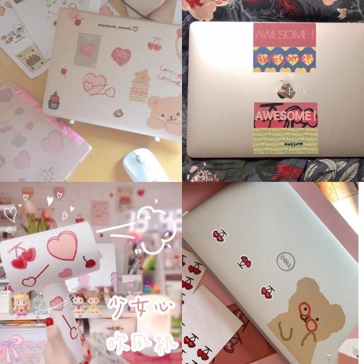 

Promo Tiktok Same Stickers For Mobile Tablet Cherry Love Food Sticker Terlaris