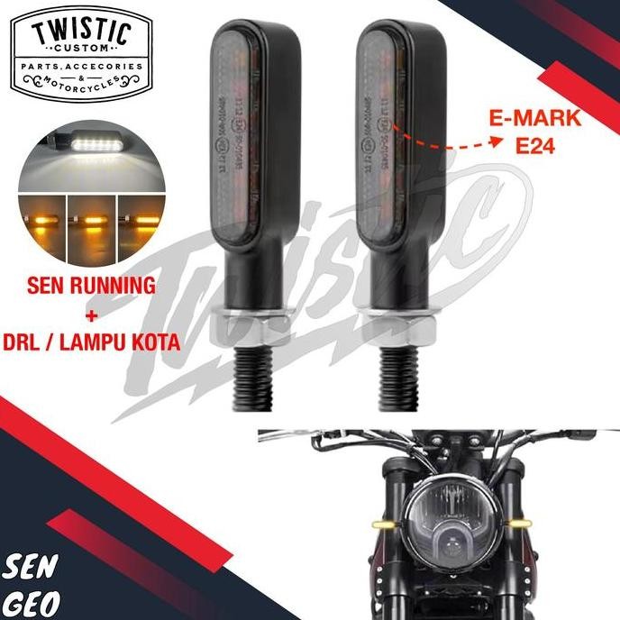 Lampu Sen Sein Belok Led 3 In 1 Geo Motor Mt 15 Vixion Mt 25 Xsr Benelli Pe 250 Leoncino Keeway V250