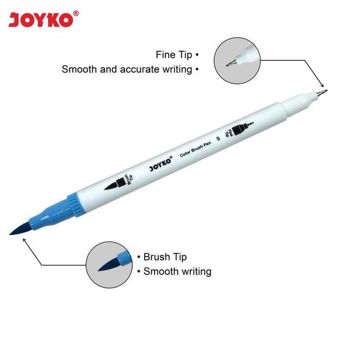 

Joyko Double Tip Brush Pen Set 24 Colors (Clp-07)