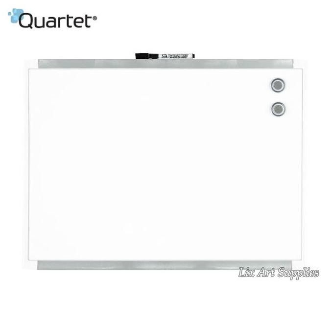 

Quartet White Frame Magnetic Board 43 X 58 Cm (Papan Whiteboard)