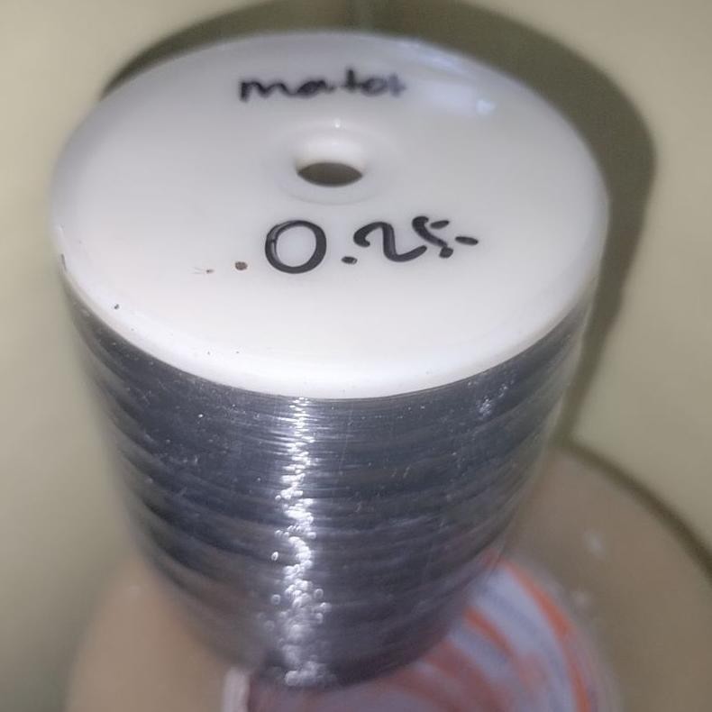 Promo Senar Dasar Matot Untuk Membuat  Gelasan Matot Hitam 0.25 ( 6000 Yard) Diskon