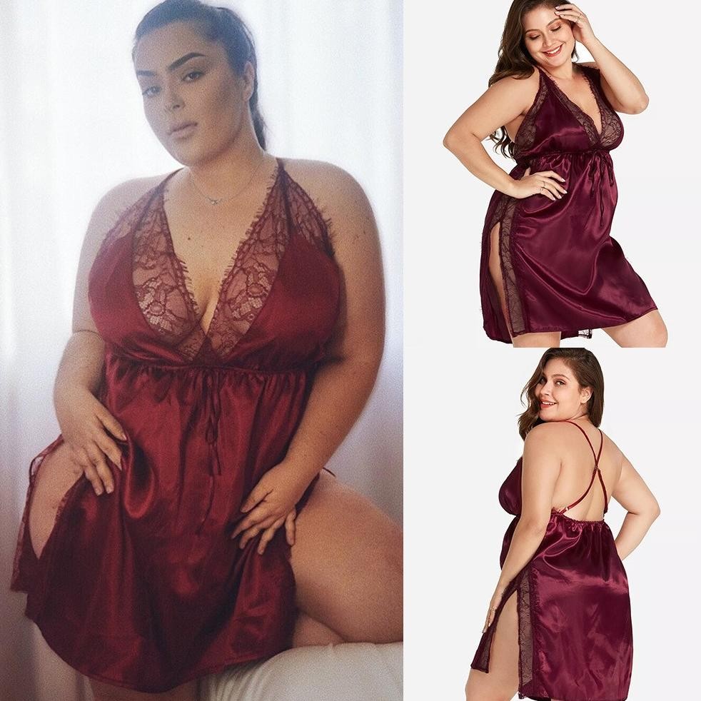 HPD102 Lingerie Baju Tidur Seksi Wanita lingerie big size daster seksi jumbo MURAH