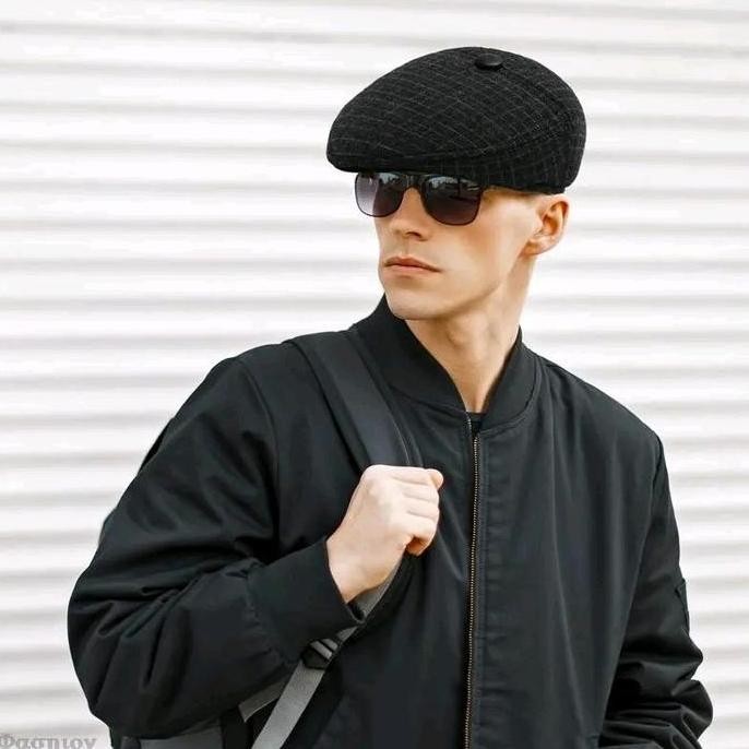 Topi Baretta kancing topi seniman unisex cs