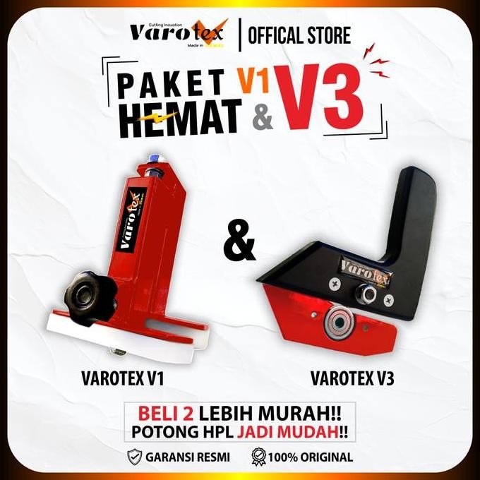 

Varotex Paket Hemat Bundling Varotex V1 Dan Varotex V3 Alat Potong Hpl Asli 100% - Bukan Goiki, Bukan Virutex Co