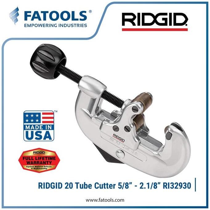 

Ridgid 32930 20 Tube Cutter 5/8" - 2.1/8" Co