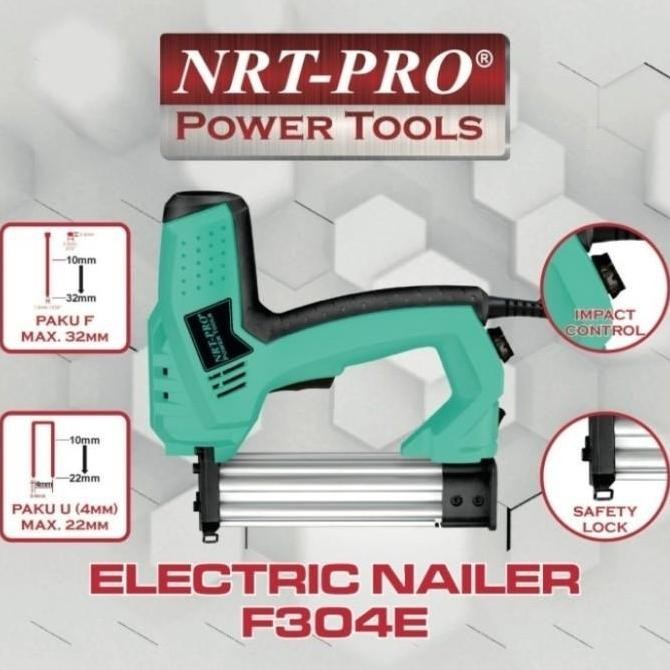 

Nrt-Pro F304E Mesin Paku Tembak Listrik Stapler Gun / Staples Electric Co