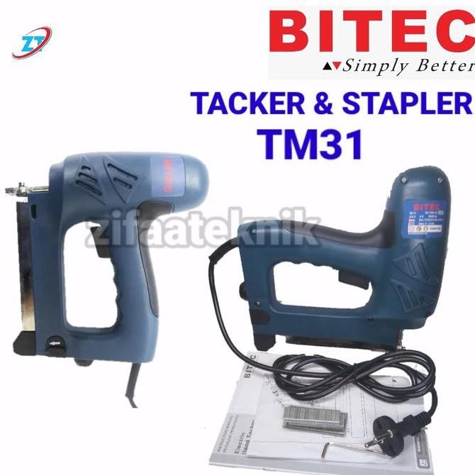 

Mesin Paku Tembak Listrik Tacker Tm 31 Bitec Elektrik Air Nailer Tm31 Co