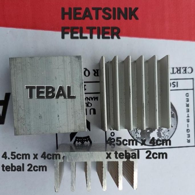 HEATSINK PENDINGIN ALUMINIUM FELTIER TEC DISPENSER WATERBLOCK PELTIER