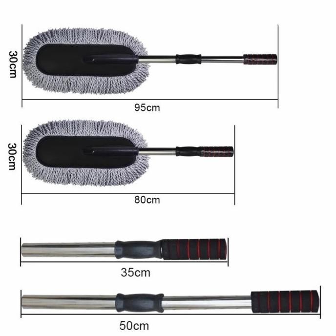 Terbaik LAP CUCI MOBIL DEBU/KEMOCENG MICROFIBER bisa dipanjangkan Cendol Lebar  ADN ,.