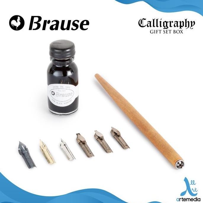 

Pena Kaligrafi Brause Calligraphy Gift Set Box