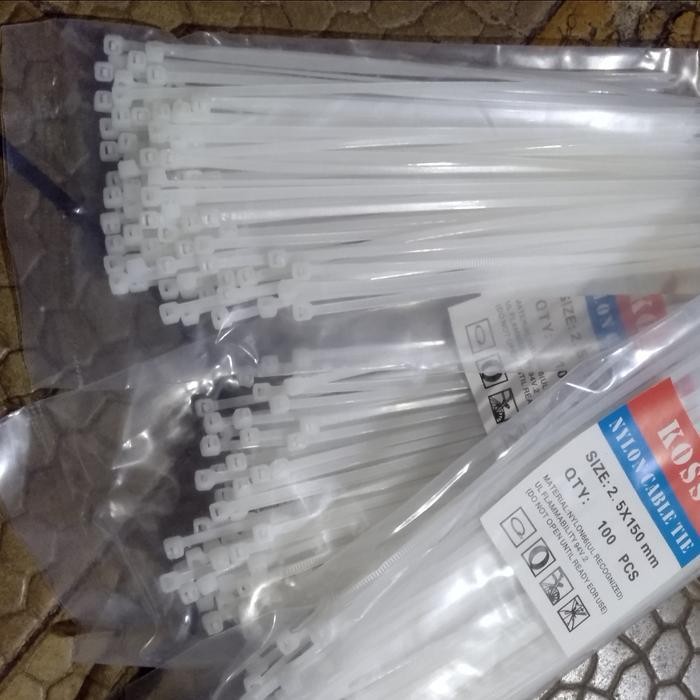

(Terbaru) Kabel Ties 10 Cm 2,5 Mm Tali Tis 100 Mm Tisch Tie Cable Nylon 10Cm Bestseller