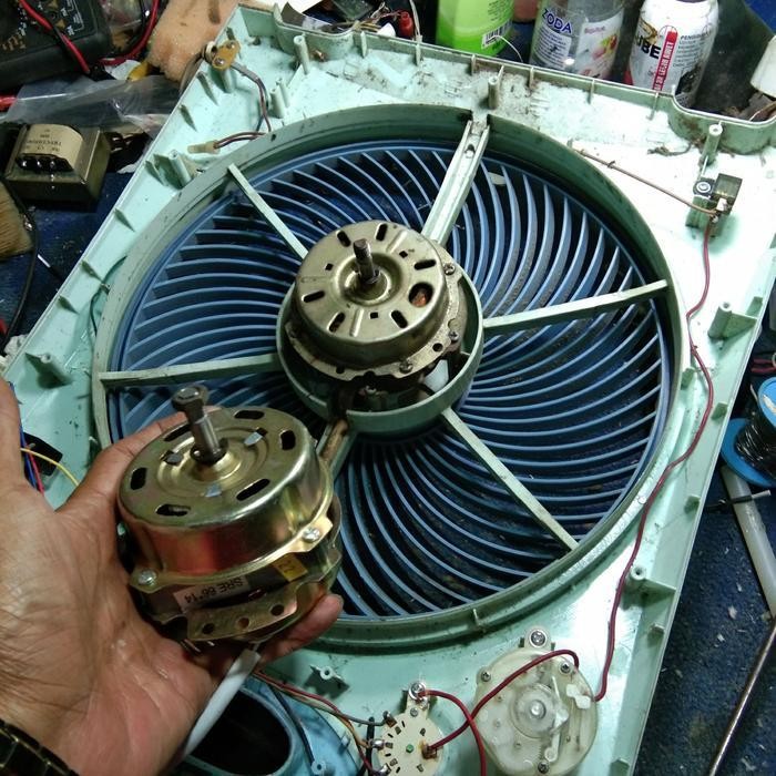 (Ready) Motor Dinamo Kipas Angin Kotak Box Fan Trisonic T-1206 T 1206 12 Inchi Bestseller
