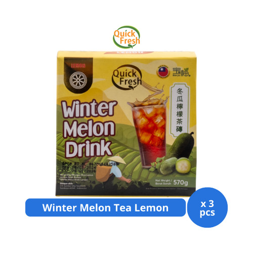

Quick Fresh Winter Melon Tea Lemon 570gr x 3 pcs