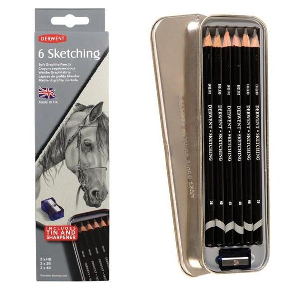 

Derwent Sketching 6 Tin