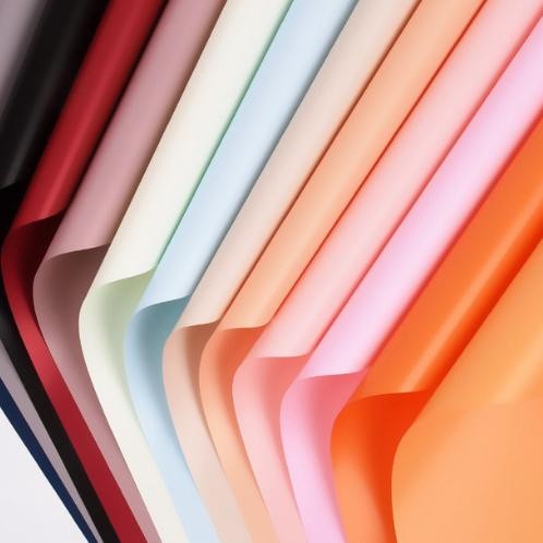 

Kertas Buket Polos Full Color Solid Cellophane Flower Wrapping Ecer Perlembar Kb01