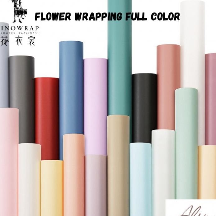 

Flower Wrapping R Full Color Opp Cellophane 20 Lembar Kertas Buket Bunga Sinowrap