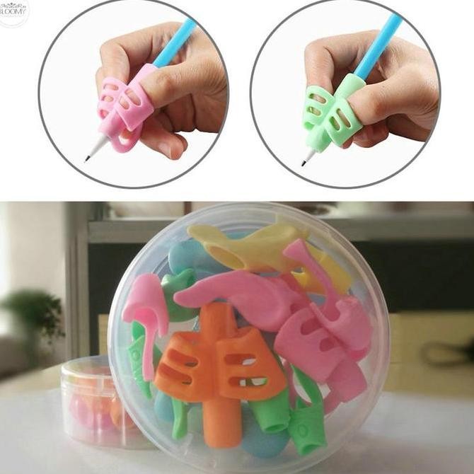 

HOT SALE! 10x Childrens Pen Pencil Grip Corrector- Kids Hand Writing Gripper
