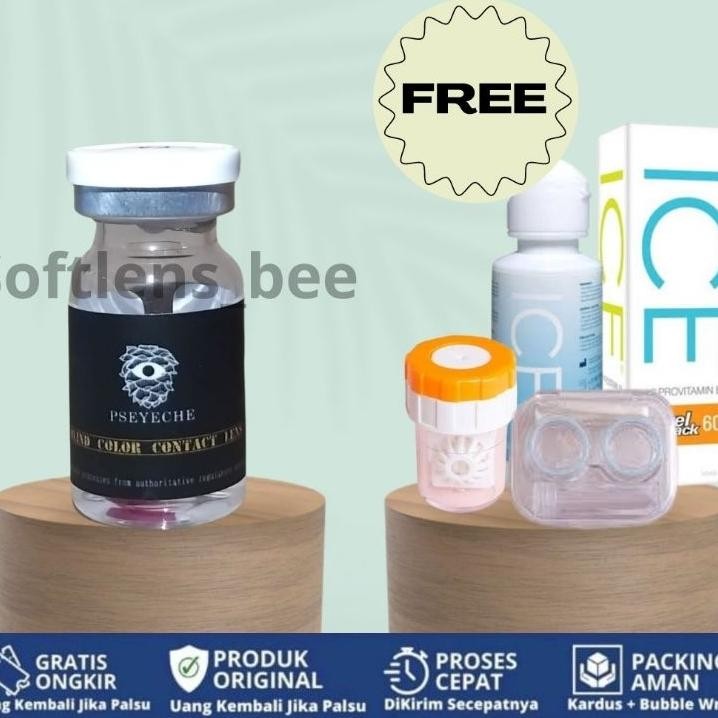 Ready Sto Lensa Mata Buta Warna Softlens Ishihara Pseyeche Contacs Lens 1 Tahun
