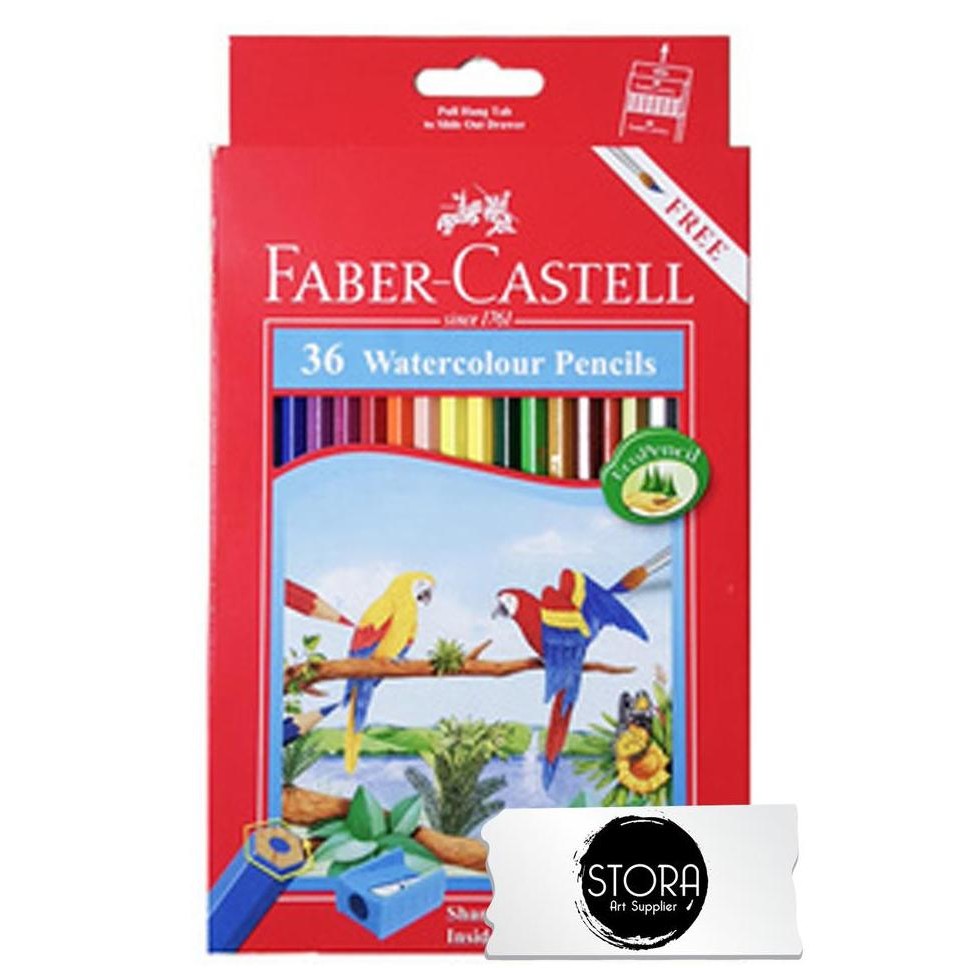 

Faber Castell Watercolour Pencils / Pensil Warna Cat Air Isi 36