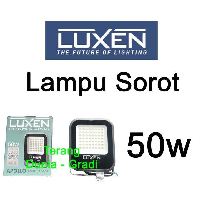 Lampu Sorot 50W Lampu Tembak 50W Lampu Sorot Luxen 50W Floodlight 50W Luxen New Stok