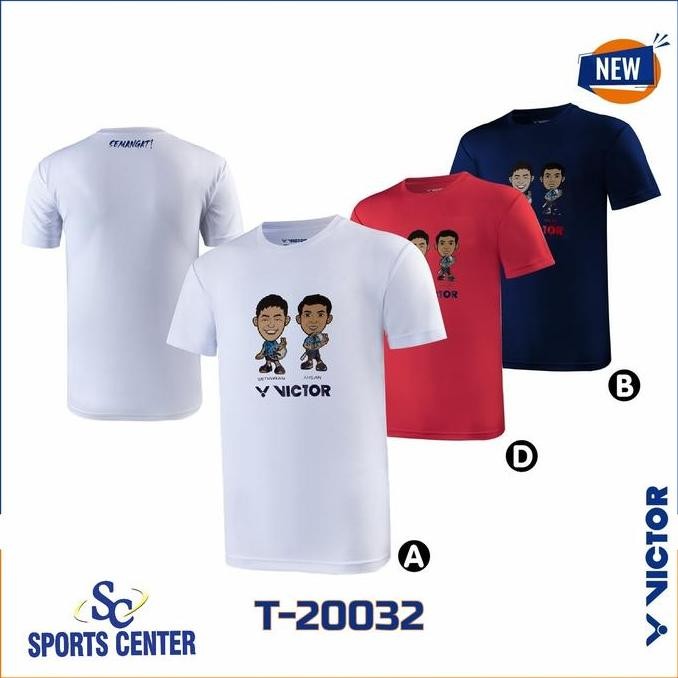 New Kaos / Jersey Victor Ahsan Hendra T 20032 / T-20032 / T20032 Navy