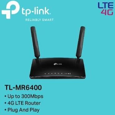 Terlaris Tp-Link Tl-Mr6400 Modem Router 4G Lte 300Mbps Wi-Fi N Dengan 2 Antena Internal & 2 Eksterna