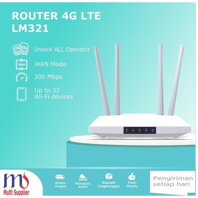 4G Home Router Lm321 4G Modem Wifi Router Unlock All Gsm
