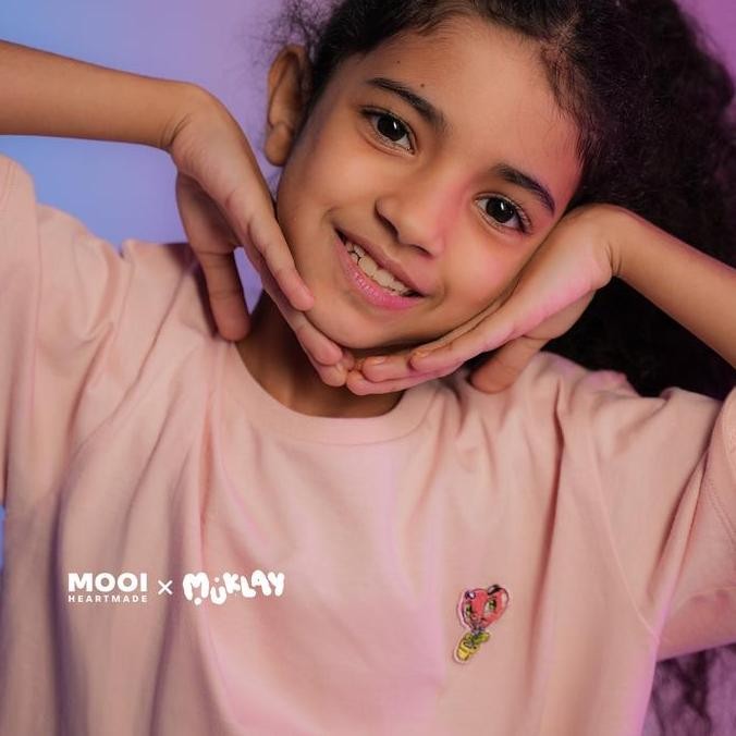 Mooi X Muklay Kaos Anak Unisex T-Shirt Basic Kids