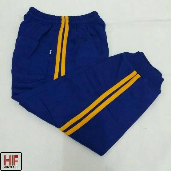 baju olahraga tk/Seragam OlahRaga Tk Panjang Kuning Biru polos Murah