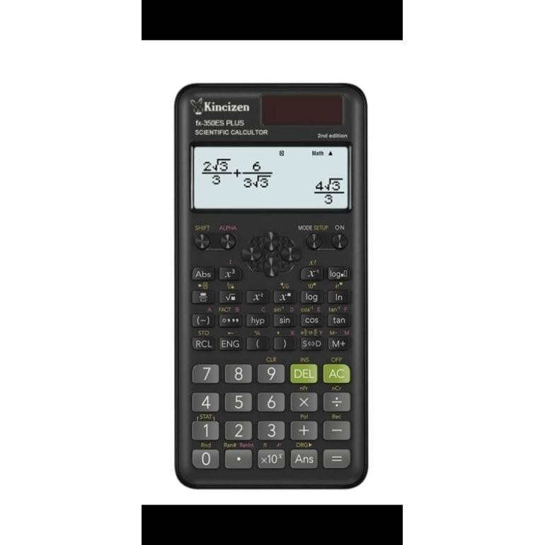 

Ryu-56 Wd-54 Paling Laris! Kalkulator Scientific Kincizen Fx-350Es Plus Calculator Sekolah Kuliah Terlaris Ryu-56