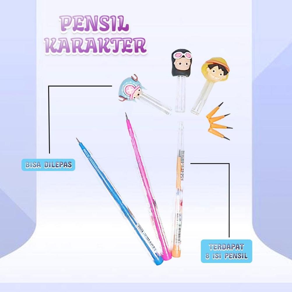 

My56 Uj-32 Gd-324 Pensil Cabut / Pensil Lantu / Pensil Bensia Karakter Lucu 139 Sale My56