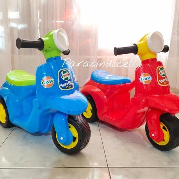 Mainan Anak Motor Vespa Mini Motor Vespa Dorong