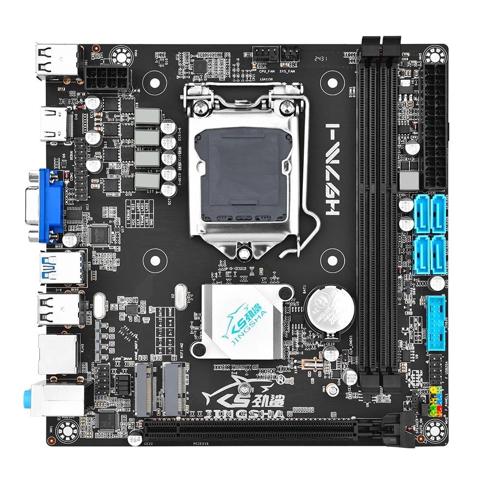 Jingsha H97 Mini Itx Motherboard  Lga 1150  Support Xeon V3 Cpu Ddr3 Placa Base Lga1150 Ddr3 Itx Mai