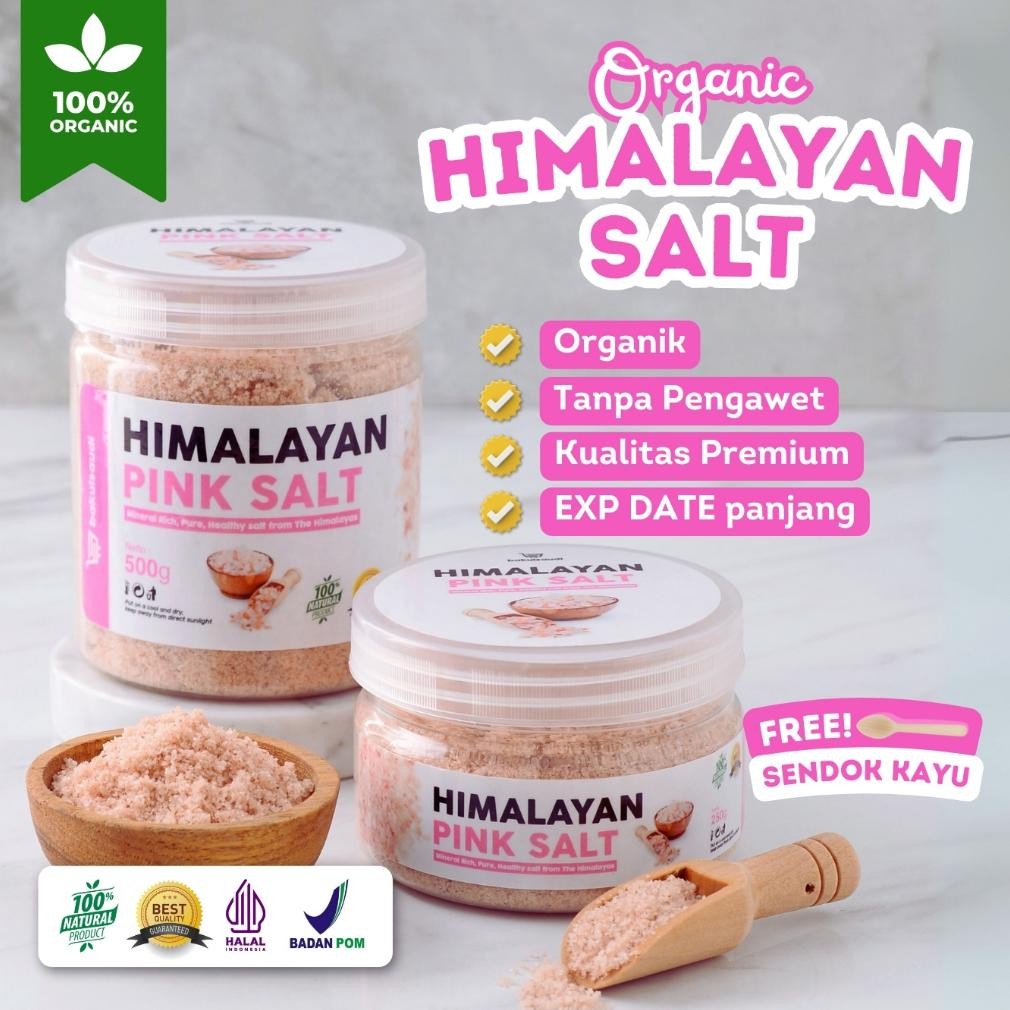 

(Terbaru) Garam Himalaya Premium Organic Original 100% Natural / Himsalt Organik Himalayan Pink Salt Seasalt (Terlaris)