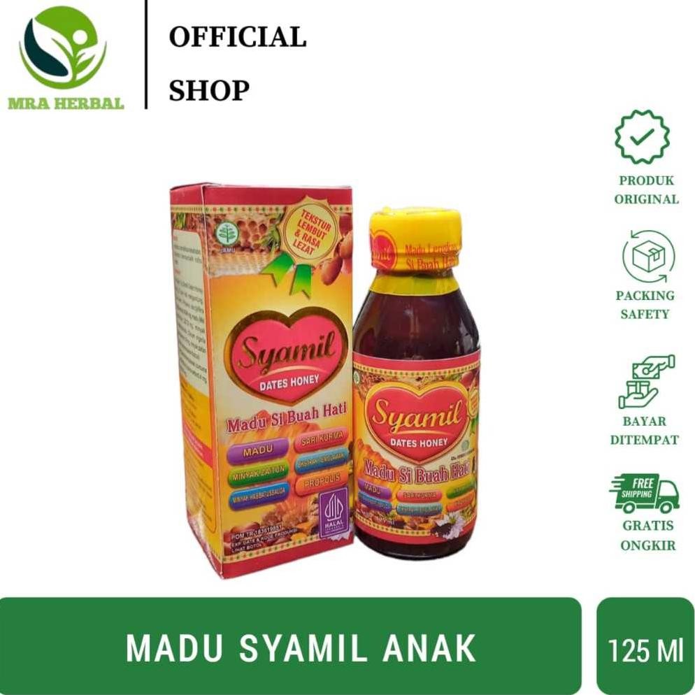

(Terbaru) Madu Syamil Anak 125 Ml | Syamil Dates Honey Madu Si Buah Hati | Syamil Anak Original (Terlaris)