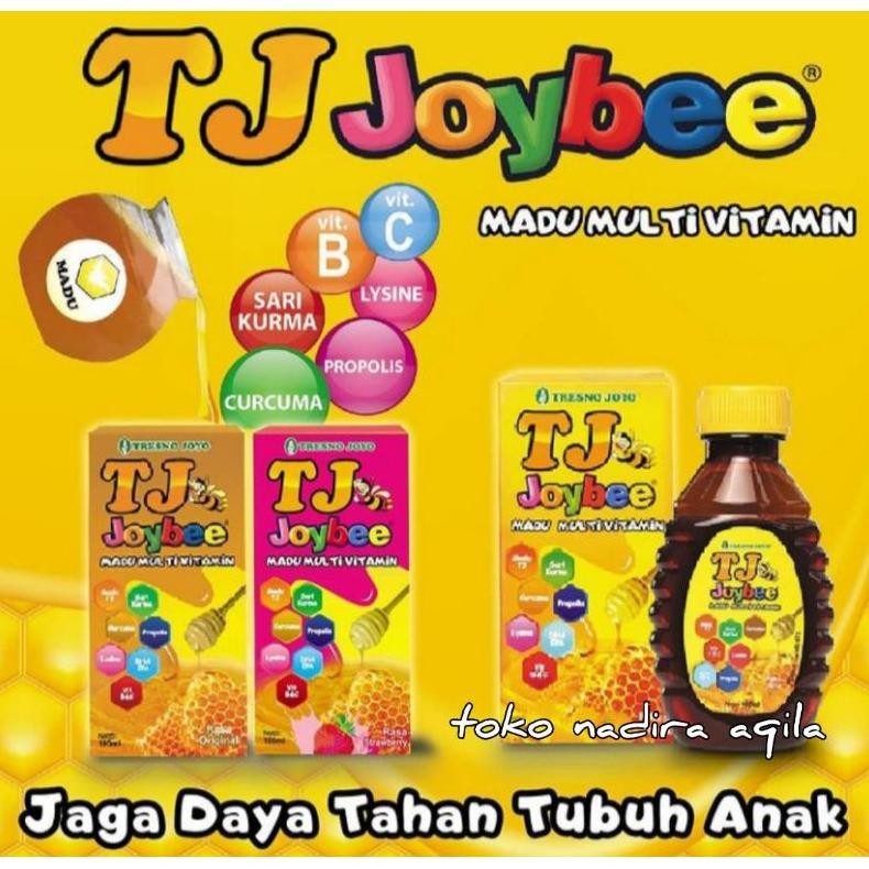 

(Terbaru) Madu tj joybee multivitamin 100ml penambah nafsu makan anak #original (Terlaris)