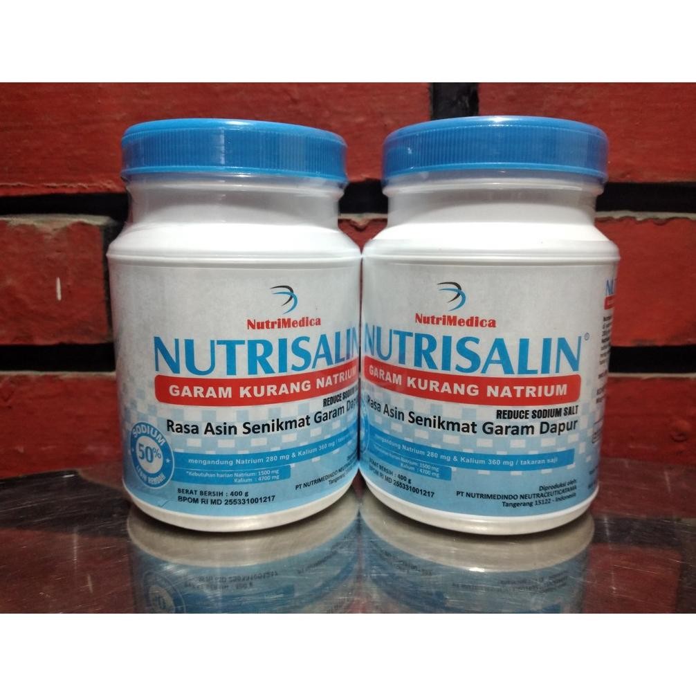 

(Terbaru) Nutrisalin Garam Sehat untuk Diet dan Hipertensi/Darah Tinggi 400 gram (Terlaris)
