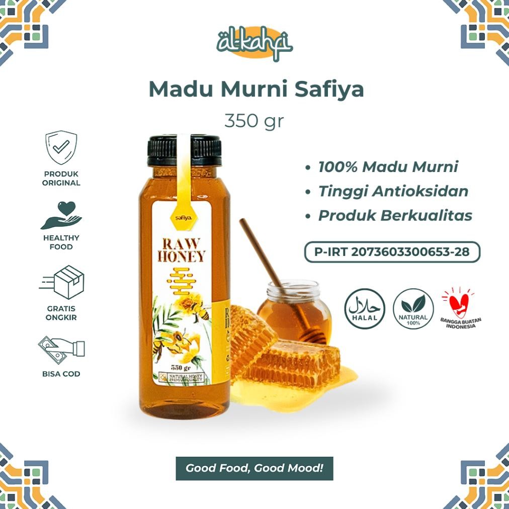 

(Terbaru) Madu Murni Asli 350 Gram | Safiya Raw Honey Premium Original (Terlaris)