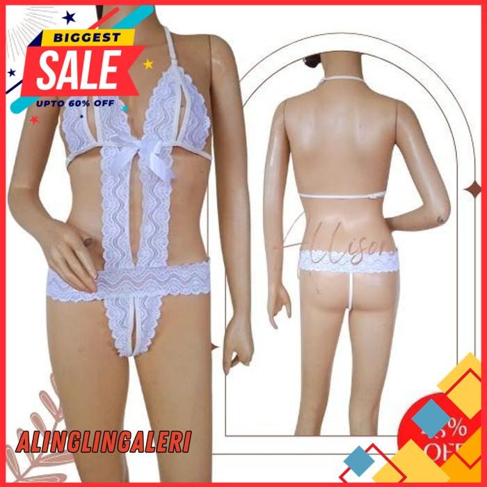 ALLISON TEDDIES LINGERIE SEXY BIG SIZE JUMBO S M L XL XXL XXXL PAKAIAN TIDUR WANITA DEWASA BAJU HARA