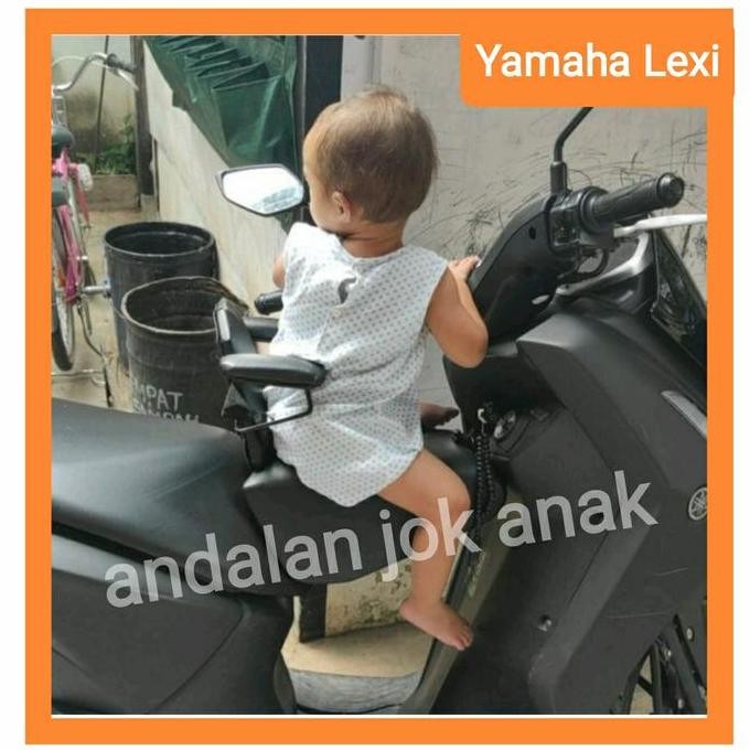 Kursi Jok Boncengan Anak Yamaha Lexi Lengkap Sandaran Safety Belt
