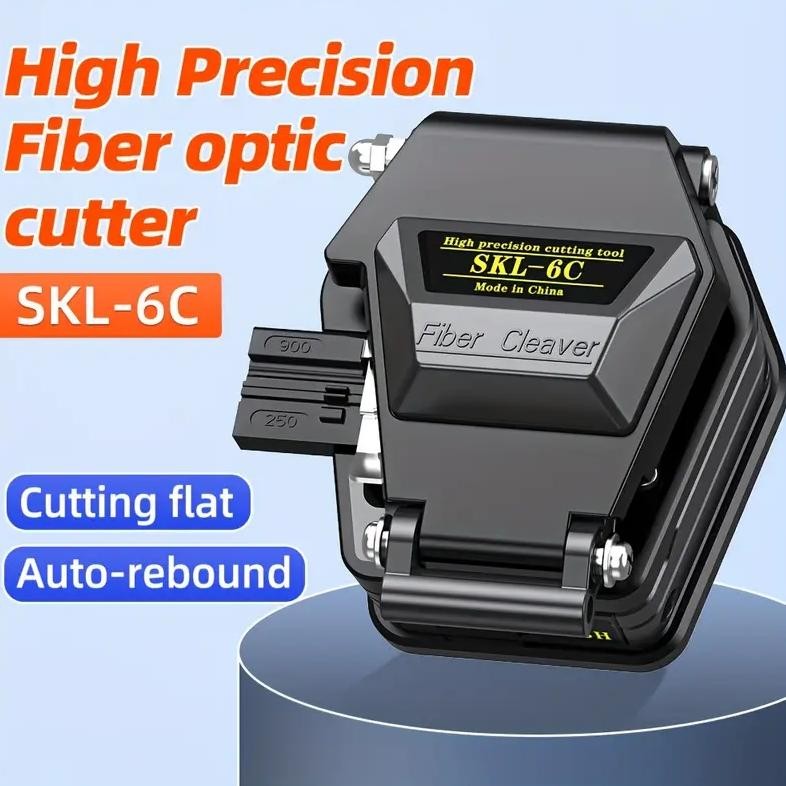 

Gtu-712 Skl-6C Dy-6C Metal Body Fiber Cleaver Cable Cutting Knife Fttt Fiber Optic Knife Tools Cutter Fiber Cleavers 16 Surface Blade Gtu-712