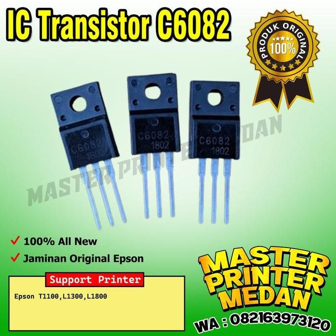 ```````] TR A2210 DAN C6082 Transistor untuk Epson T1100 L1300 L1800