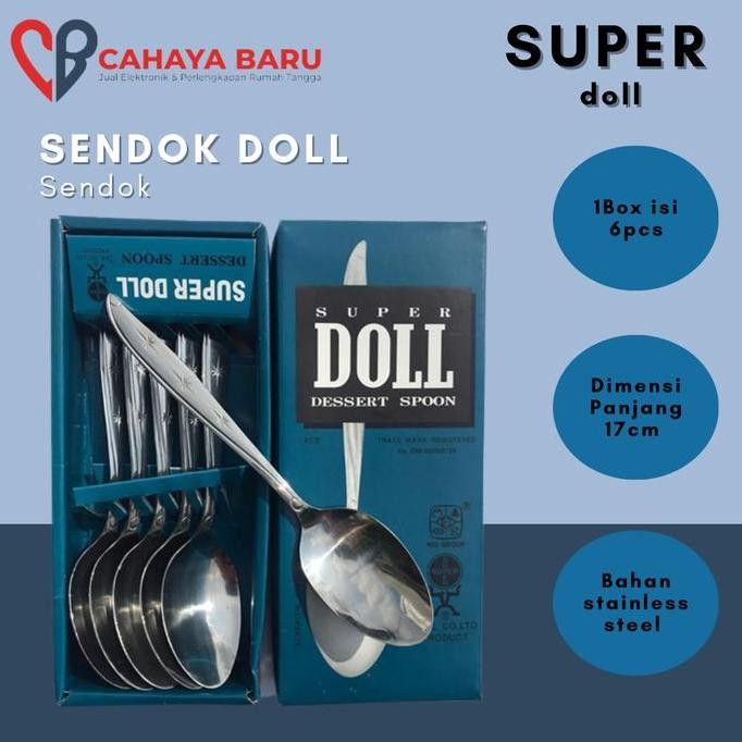 SENDOK MAKAN SUPER DOLL/ SENDOK DOLL