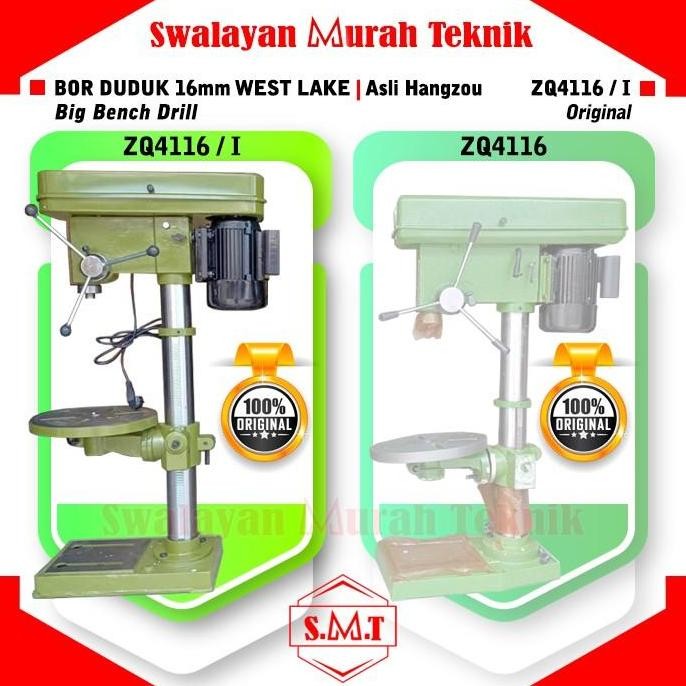 :::::::] Bor Duduk 16mm WESTLAKE ZQ4116-I ASLI Hangzou Big Bench Drill 16 mm